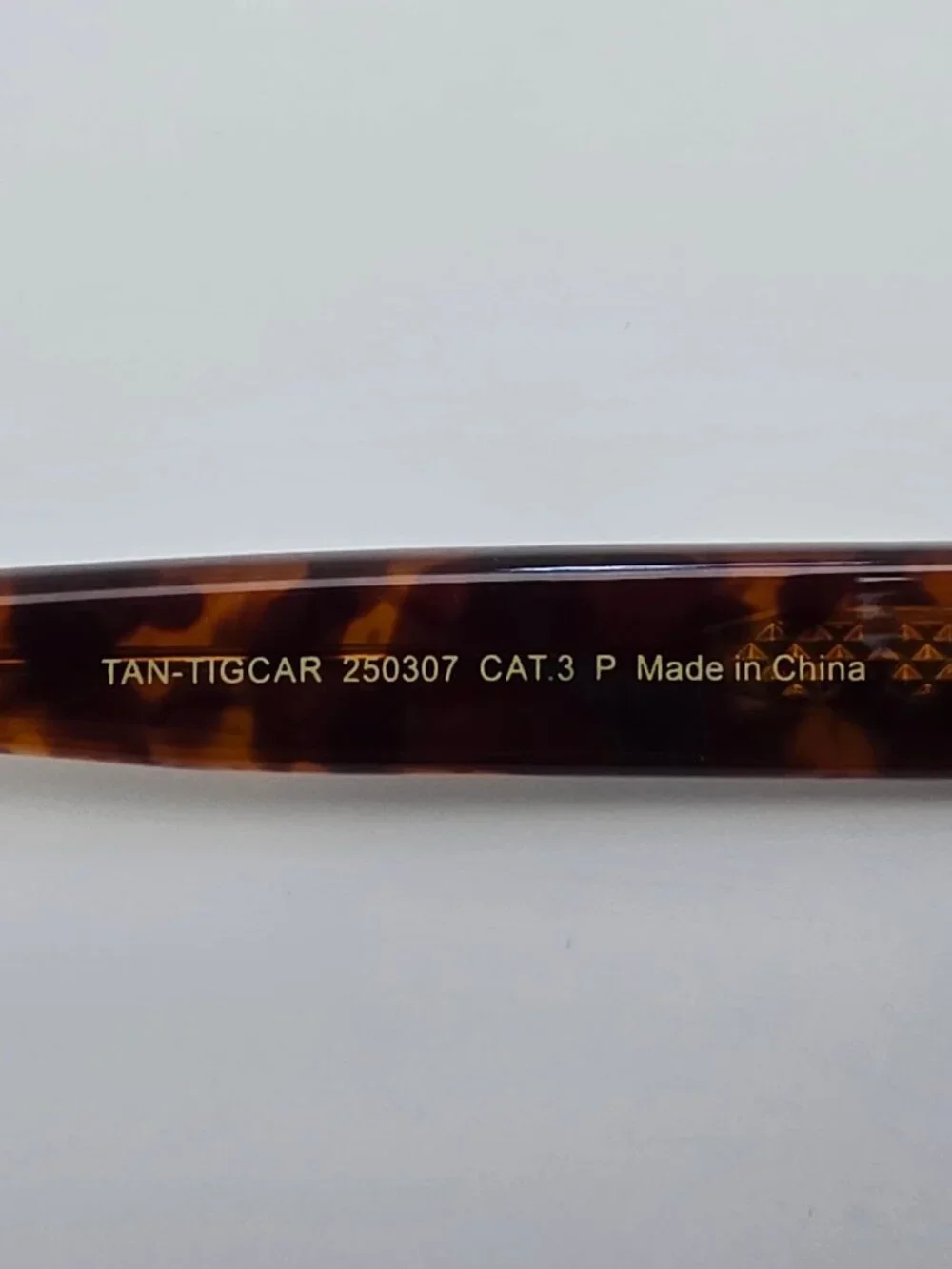 Meller Tana 250307 Tigris Carbon Frame Polarized Black Lens Sunglasses 51-21-145